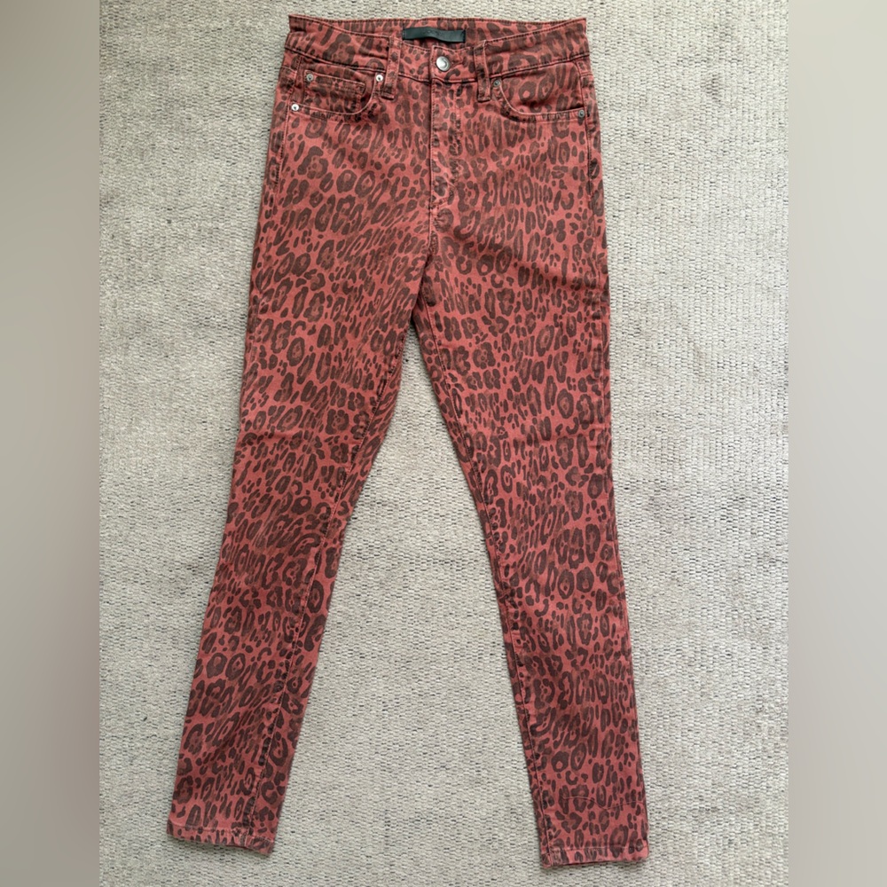 Leopard Print Jeans 26